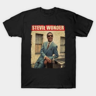 Stevie Wonder - NEW RETRO STYLE T-Shirt